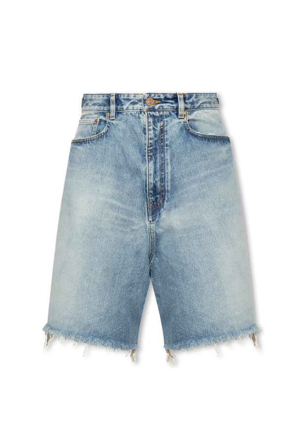 IetpShops Lebanon - Blue Denim shorts Wrap Balenciaga